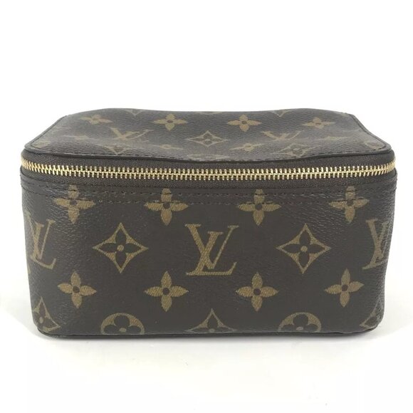 LOUIS VUITTON M43688 Monogram Cube-De-Langemont PM Makeup pouch Cosmetics Pouch - Picture 1 of 11